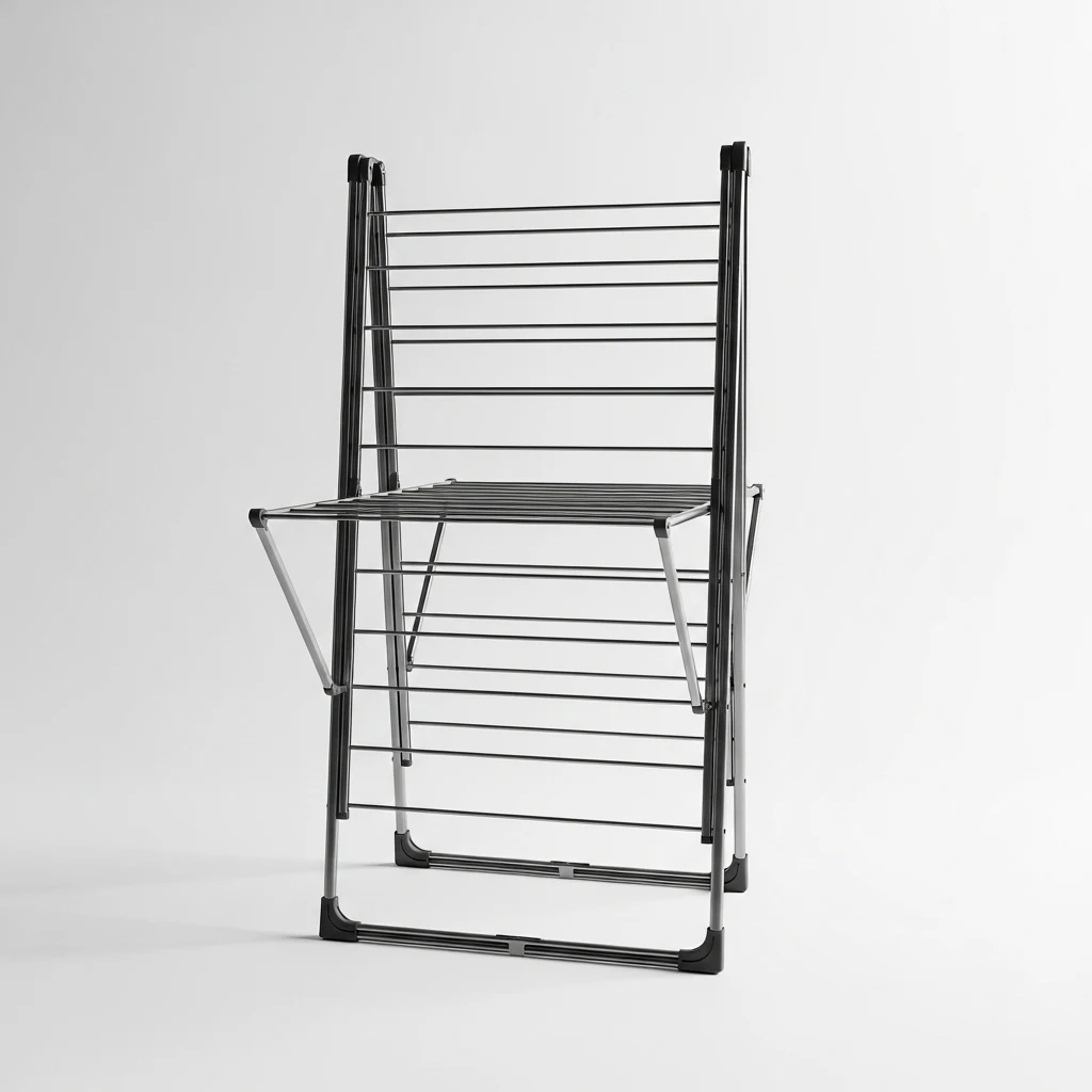 AmazonBasics foldable clothes drying rack image 3