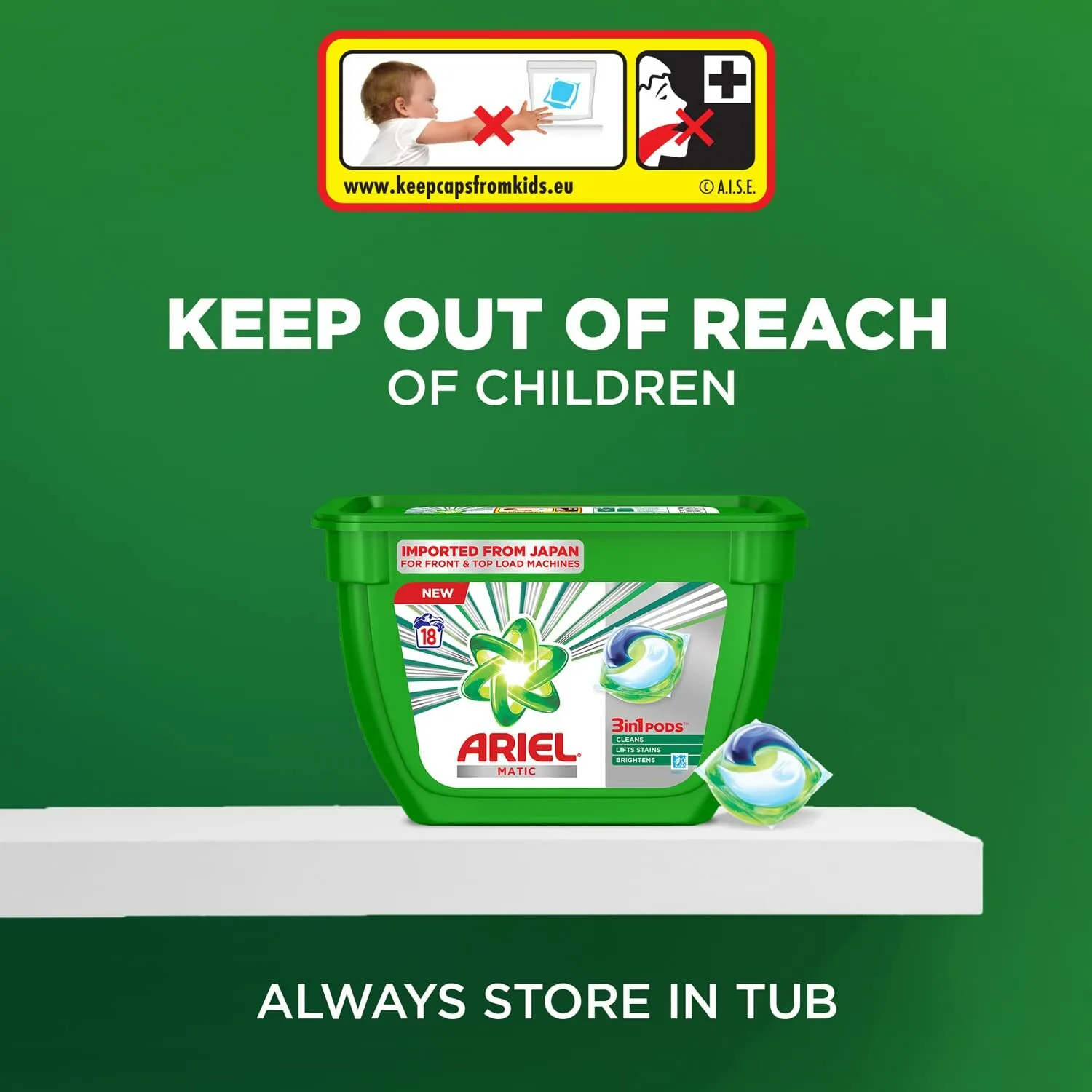 Ariel 3in1 laundry pods image 2