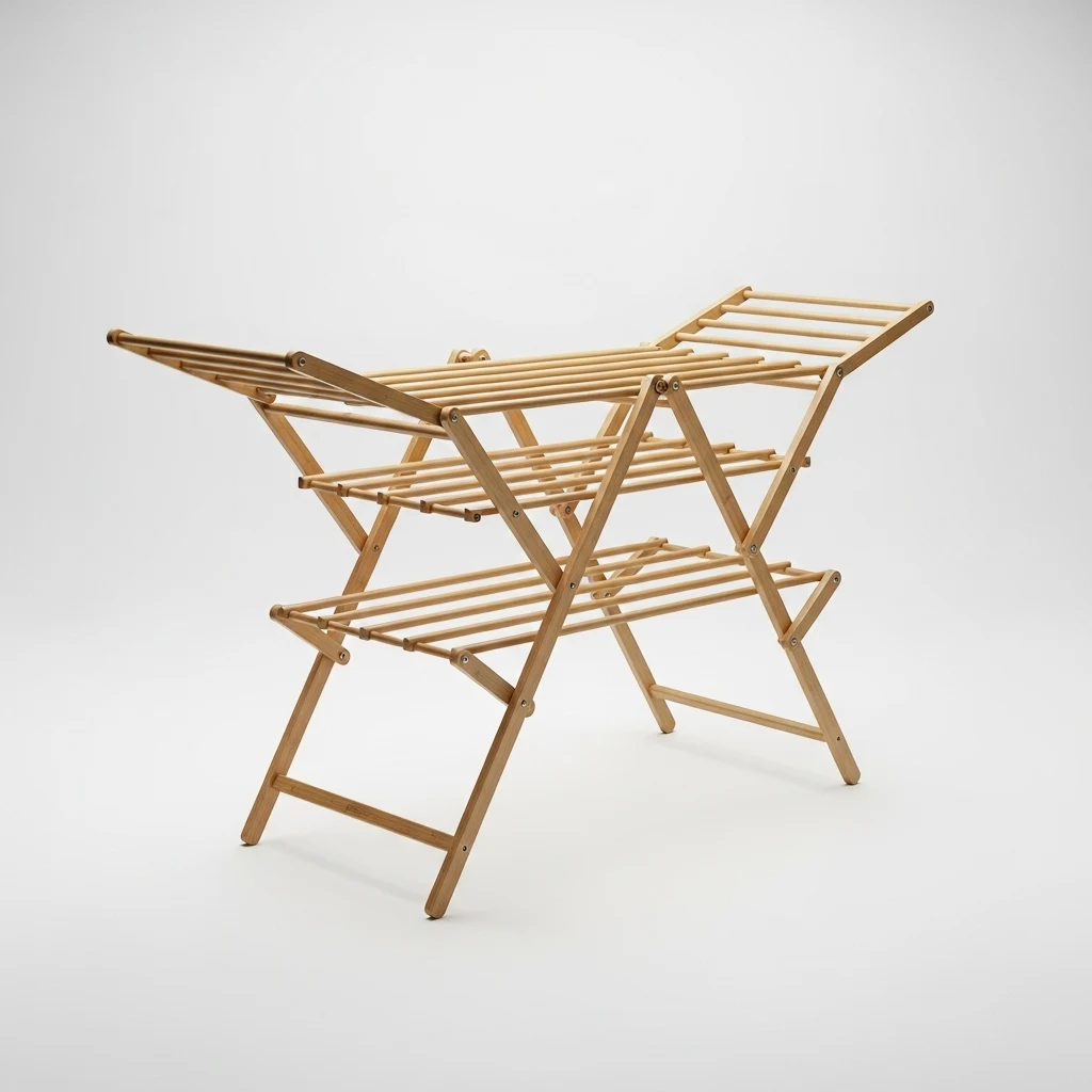 Household Essentials folding drying rack image 3