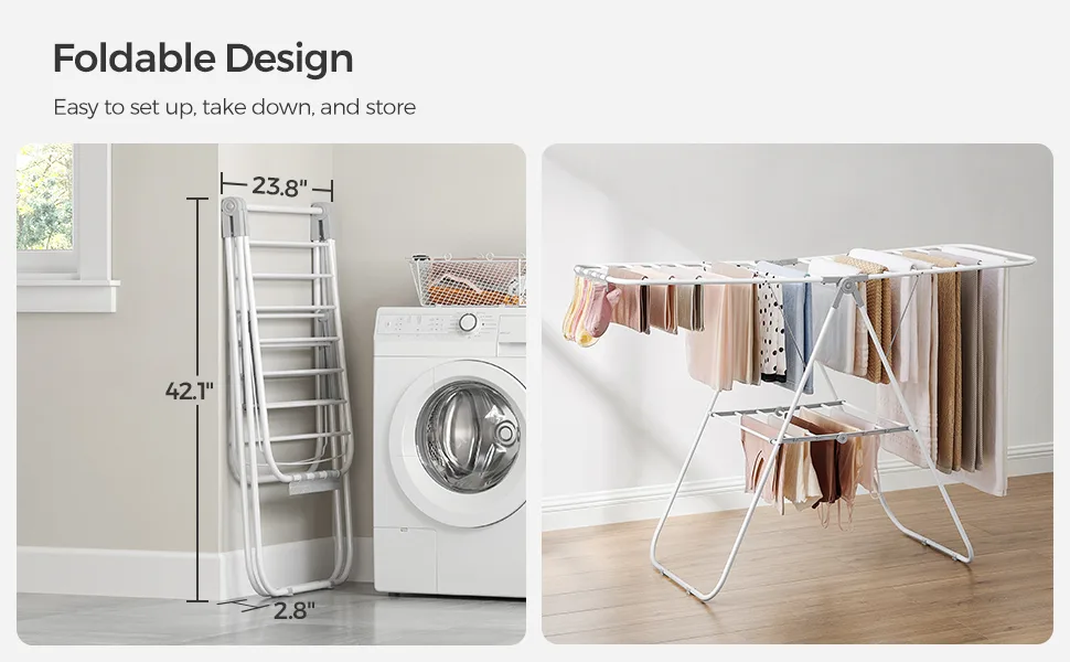 SONGMICS stainless steel drying rack
