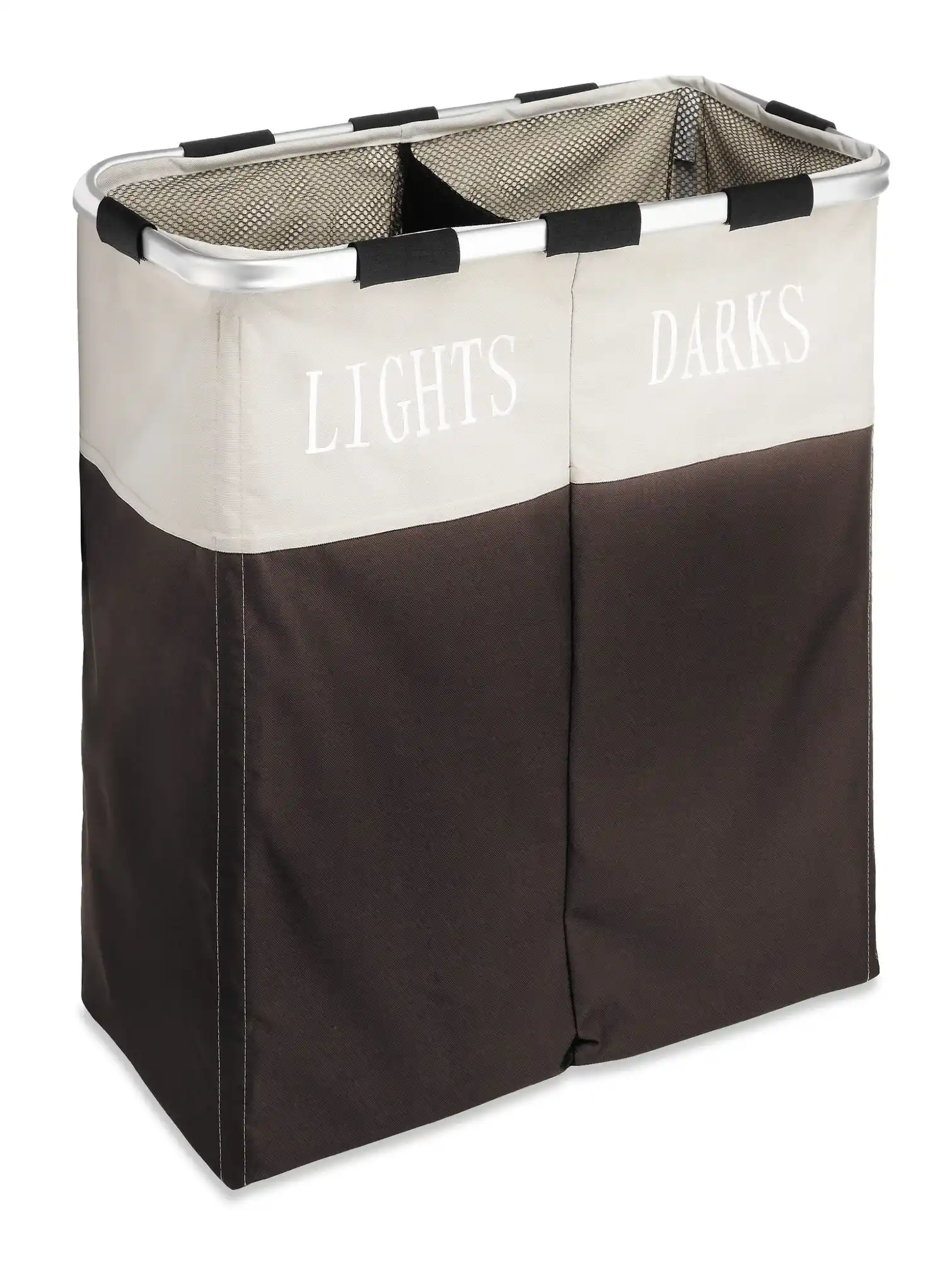 Whitmor double hamper laundry sorter image 2